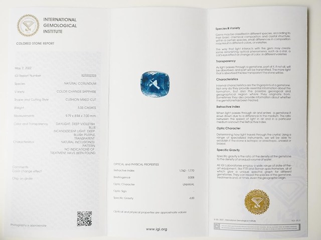 Ring sapphire - afbeelding 7 van  7