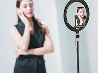 Ringlamp op statief - afbeelding 3 van  7