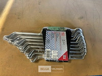 Ringsleutelset verdiept 6 x 7 - 20 x 22 mm 8-dlg. - afbeelding 1 van  4
