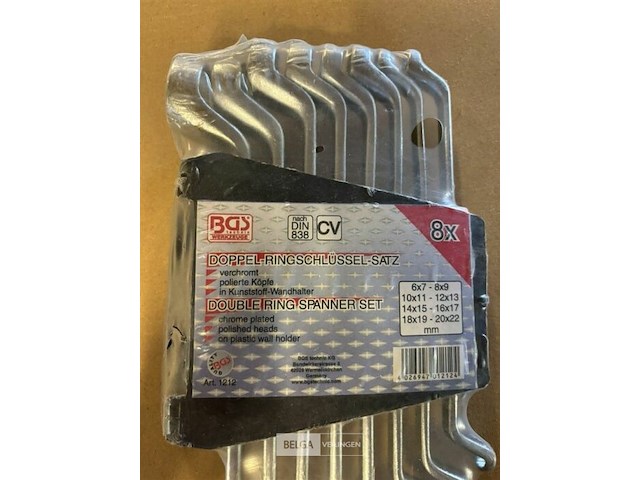 Ringsleutelset verdiept 6 x 7 - 20 x 22 mm 8-dlg. - afbeelding 2 van  3
