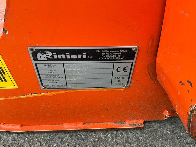 Rinieri tpo 150 klepelmaaier - afbeelding 8 van  8