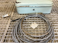 Riool ontstopper met ijzeren koffer