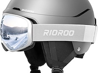 Rioroo skihelm met veiligheidsbril (medium) - afbeelding 1 van  5