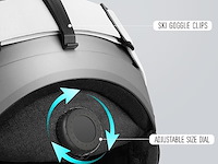 Rioroo skihelm met veiligheidsbril (medium) - afbeelding 3 van  5