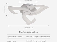 Riserva led-plafondlamp - afbeelding 3 van  4