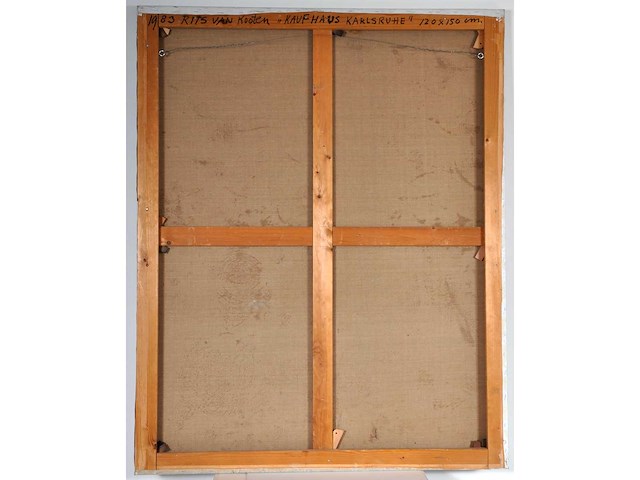 Rits van kooten - kaufhaus karlsruhe - olie op doek - 150x120 cm - afbeelding 10 van  10