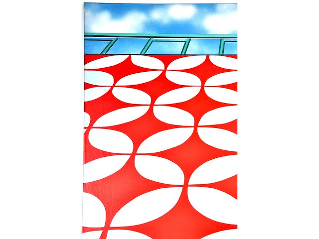 Rits van kooten - kaufhaus karlsruhe - olie op doek - 150x120 cm - afbeelding 5 van  10