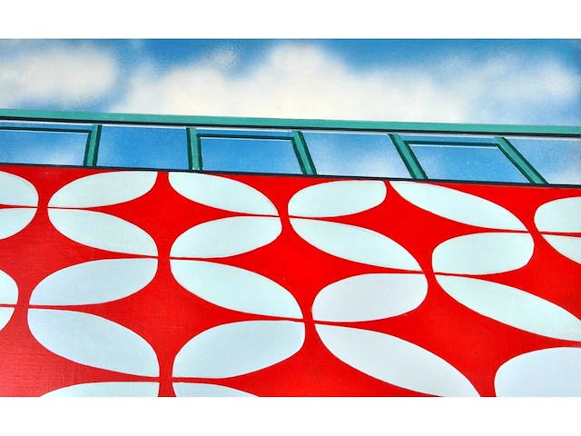 Rits van kooten - kaufhaus karlsruhe - olie op doek - 150x120 cm - afbeelding 7 van  10