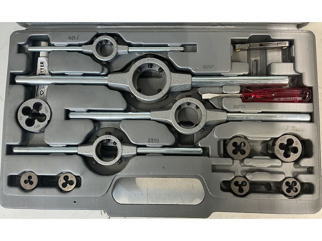 Ritter hssg draadsnijset din m3-m12 - 37-delig - afbeelding 1 van  5