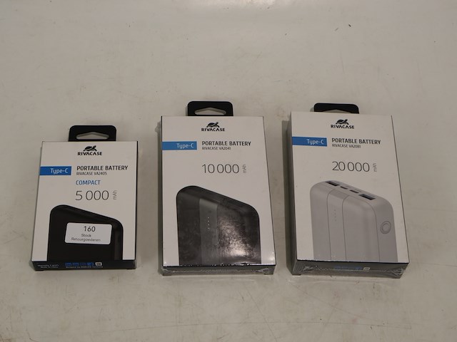 Rivacase powerbank (x3) - afbeelding 1 van  2
