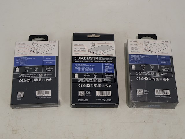 Rivacase powerbank (x3) - afbeelding 2 van  2