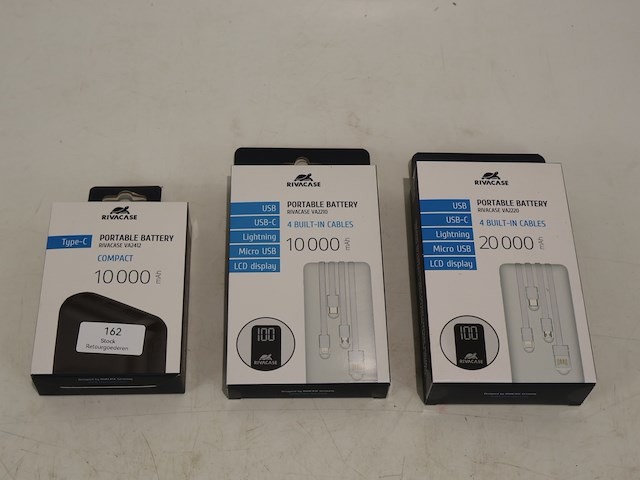 Rivacase powerbank (x3) - afbeelding 1 van  2