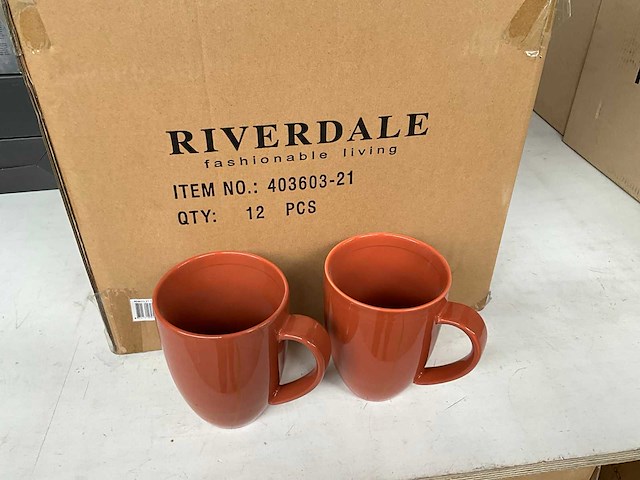 Riverdale mok brique 14cm (10x) - afbeelding 2 van  5