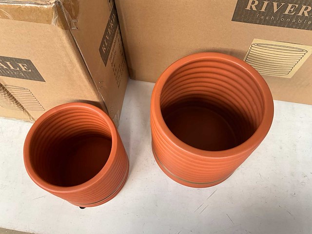 Riverdale plantpot terracotta (15x) - afbeelding 4 van  6