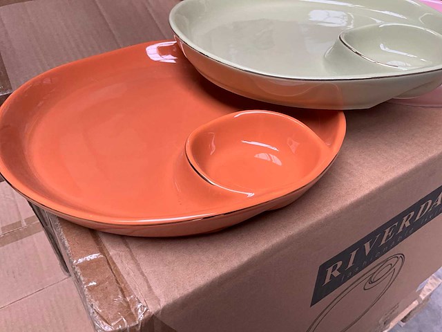 Riverdale tapas bord ø23cm keramiek diverse kleuren (12x) - afbeelding 2 van  6