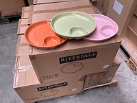 Riverdale tapas bord ?23cm keramiek diverse kleuren (72x) - afbeelding 1 van  2