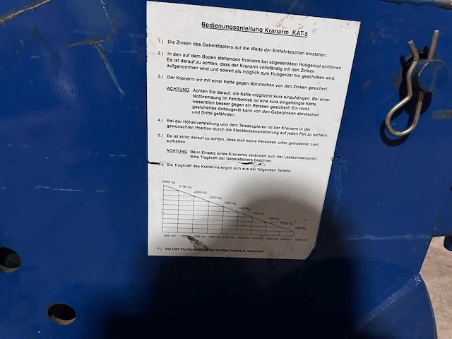 Rms - 5000 kg - vorkheftruck-bevestiging jip - afbeelding 1 van  6