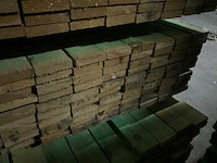 Rnd houten balken/planken 4,50 meter lengte (140x) - afbeelding 13 van  14