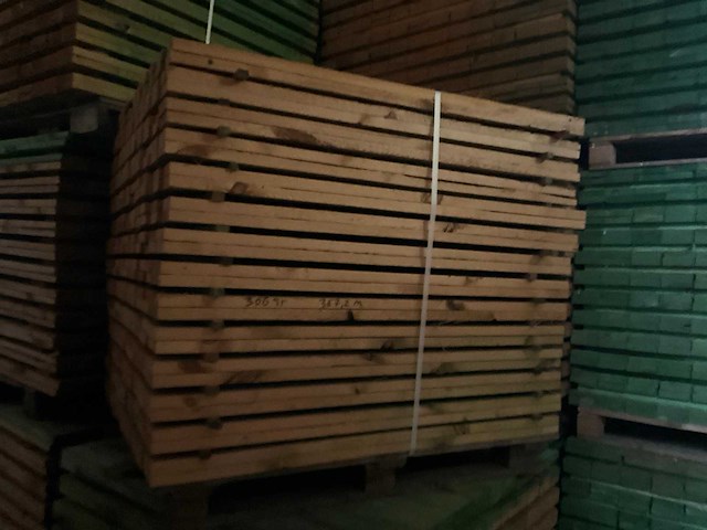 Rnd latten 1,20 meter lengte (306x) - afbeelding 2 van  7