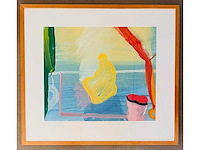 Rob kars - abstracte compositie - olieverf op papier - afbeelding 5 van  5