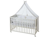 Roba roombed 60x120cm "heartbreaker" babybed, samenslapend bed voor het bed van de ouders, volledig uitgerust - afbeelding 4 van  4