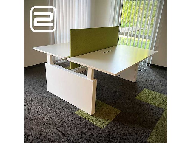 Robberechts - dubbele werkbench - bureau (4x) - afbeelding 1 van  9