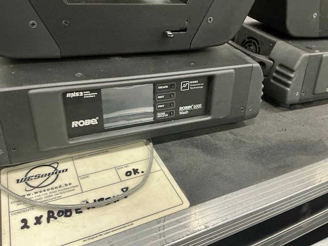 Robe robin 600e wash moving head (2x) - afbeelding 5 van  6