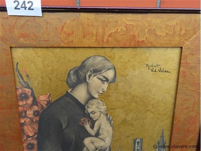 Robert van de velde (1895-1978), "o.l.vrouw van vlaanderen" - afbeelding 2 van  8