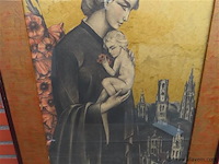 Robert van de velde (1895-1978), "o.l.vrouw van vlaanderen" - afbeelding 3 van  8