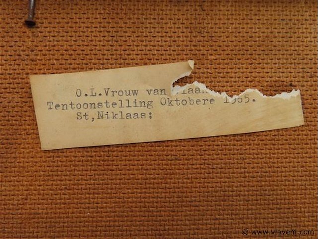 Robert van de velde (1895-1978), "o.l.vrouw van vlaanderen" - afbeelding 7 van  8