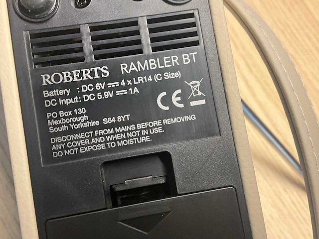 Roberts rambler bt dab+ radio - afbeelding 4 van  4