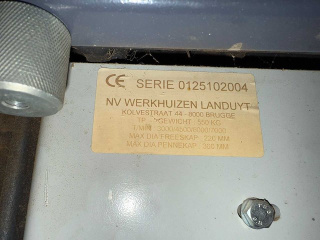 Robland t120 diverse freesmachine - afbeelding 3 van  6