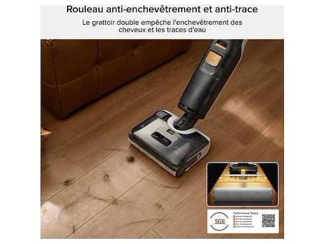 Roborock f25 bx snoerloze stofzuiger & dweil (nieuwe versie f25 - afbeelding 3 van  5