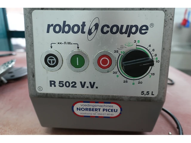 Robot coupe r502 v.v. cutter-mixer 5,5 liter - afbeelding 3 van  8