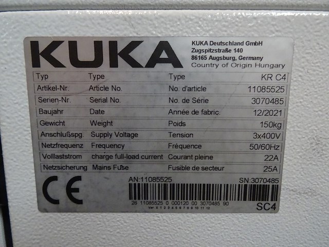 Robot kuka - afbeelding 7 van  9