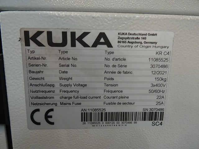 Robot kuka - afbeelding 12 van  12