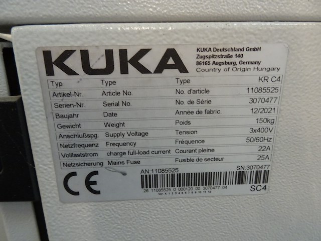 Robot kuka - afbeelding 9 van  10