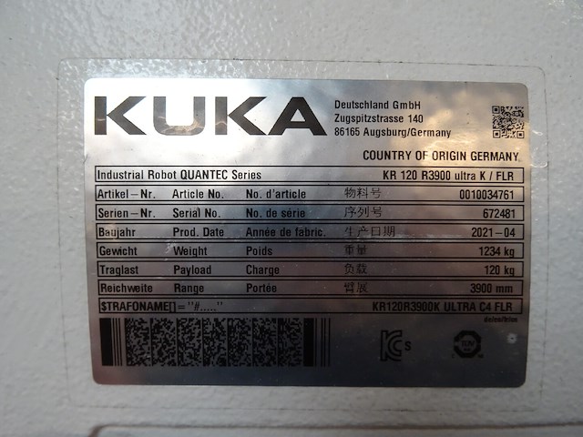 Robot kuka - afbeelding 8 van  11