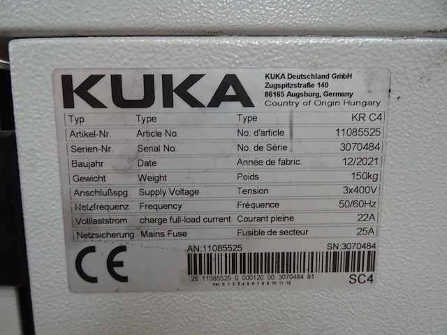 Robot kuka - afbeelding 11 van  11