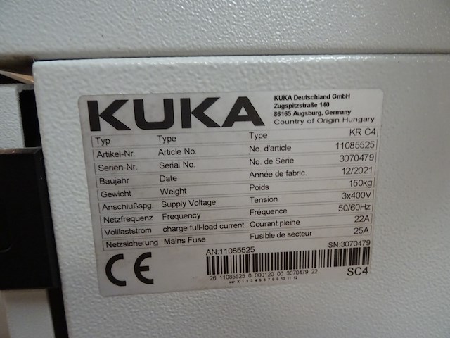 Robot kuka - afbeelding 11 van  11