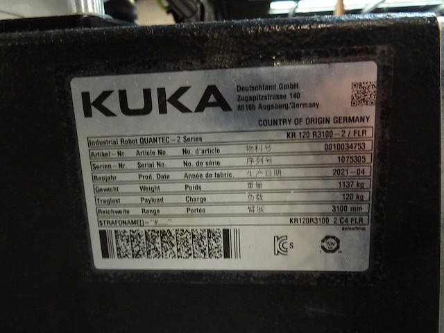 Robot kuka - afbeelding 6 van  10