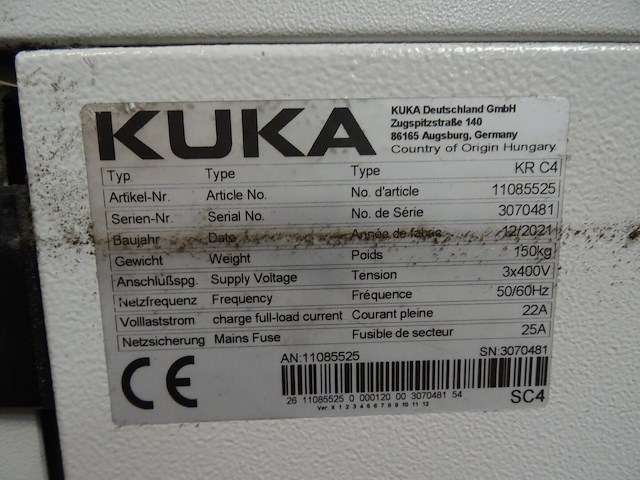 Robot kuka - afbeelding 11 van  11