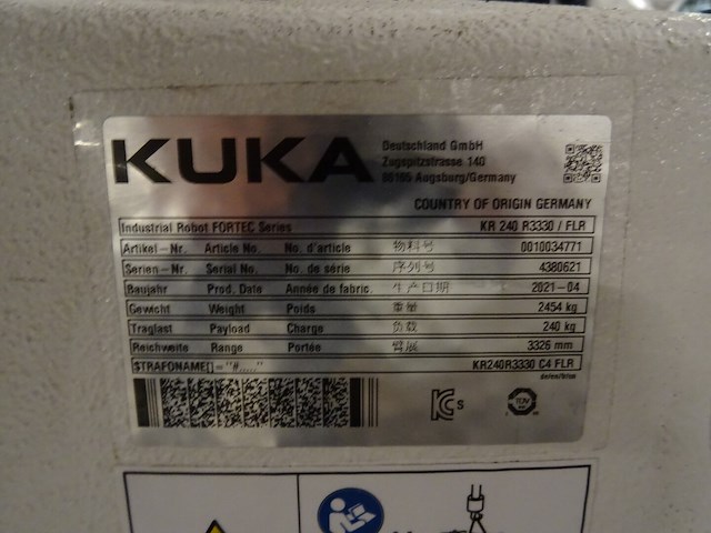 Robot kuka - afbeelding 10 van  12