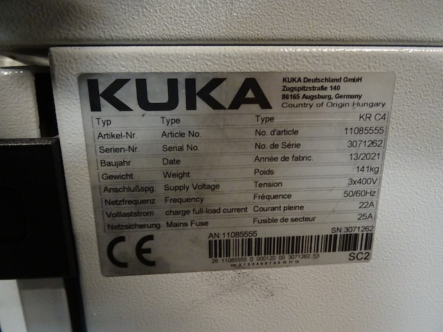 Robot kuka - afbeelding 12 van  12