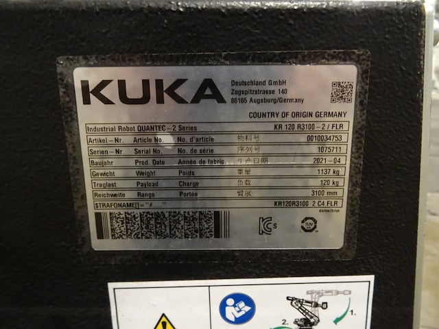 Robot kuka - afbeelding 8 van  11