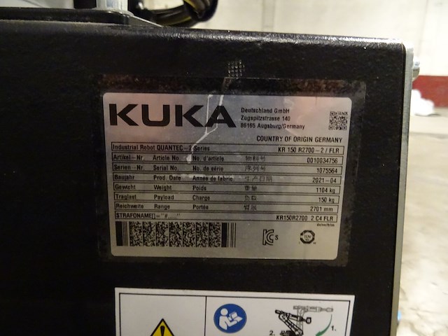 Robot kuka - afbeelding 8 van  11