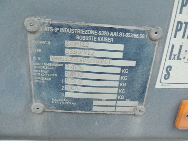 Robust kaiser - 2008 - kipper - oplegger - afbeelding 5 van  16