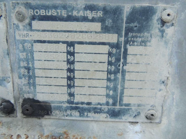 Robust kaiser - 2008 - kipper - oplegger - afbeelding 7 van  16