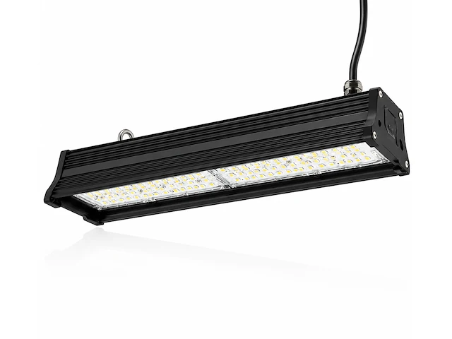 Robuuste led industriële hanglamp – 100w – 6400k koud wit – ip20 – pyramid-100 (6 stuks) - afbeelding 4 van  5