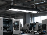 Robuuste led industriële hanglamp – 200w – 6400k koud wit – ip20 – pyramid-200 (6 stuks) - afbeelding 2 van  5